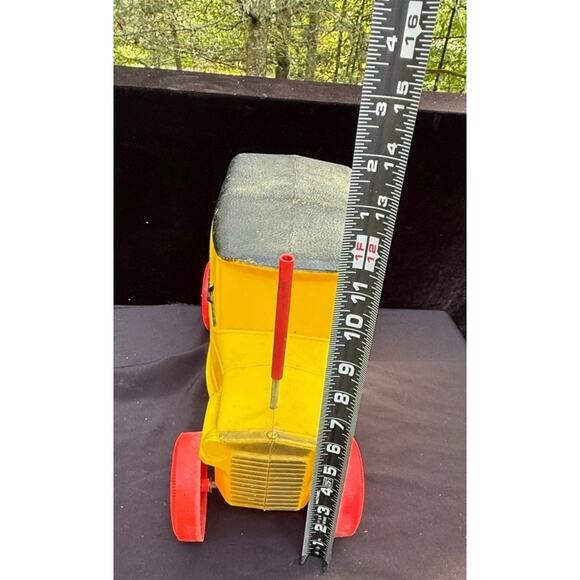 Old Marx Toys Kids Riding Ride On Car Vtg Plastic Model A Toy *Missing Handle - Picture 7 of 12